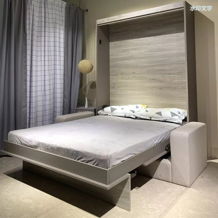 手动垂直墨菲床硬件套件节省空间的折叠壁床装置带沙发连接器