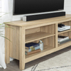 经典木制 4 Cubby 电视架，适用于 65 英寸、58 英寸、现代客厅家具的电视
