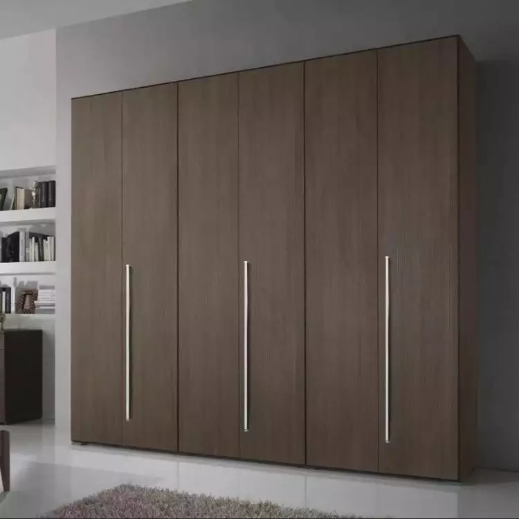 卧室大储物现代设计 4 门木质衣柜